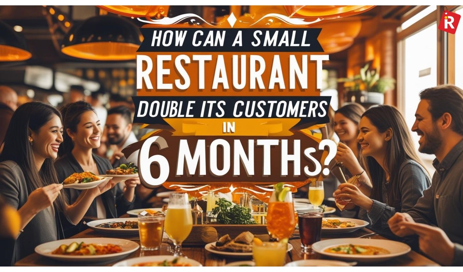 How can a small restaurant double its customers in 6 months?