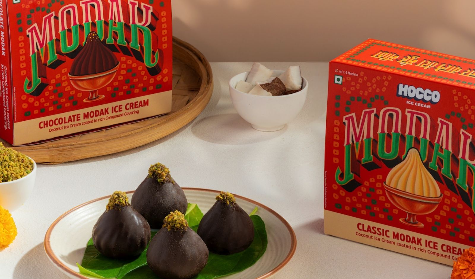 Restaurant India News: HOCCO Launches Limited-Edition Modak-Shaped Ice Cream for Ganesh Chaturthi 2025