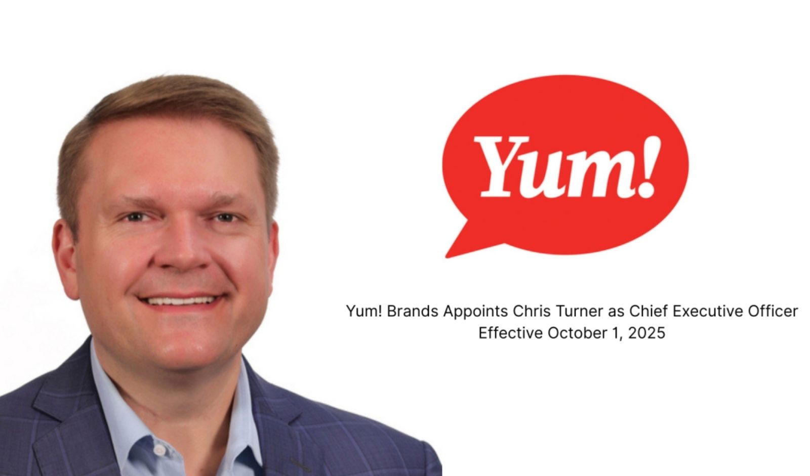 Restaurant India News:  Yum! Brands Appoints Chris Turner as CEO and Director, Marking Major Leadership Change