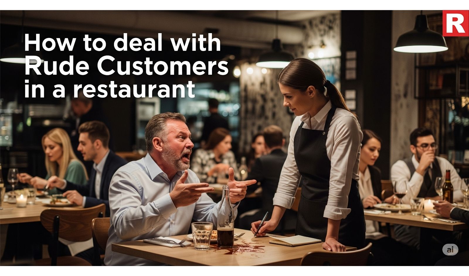 How to deal with Rude customers in a restaurant