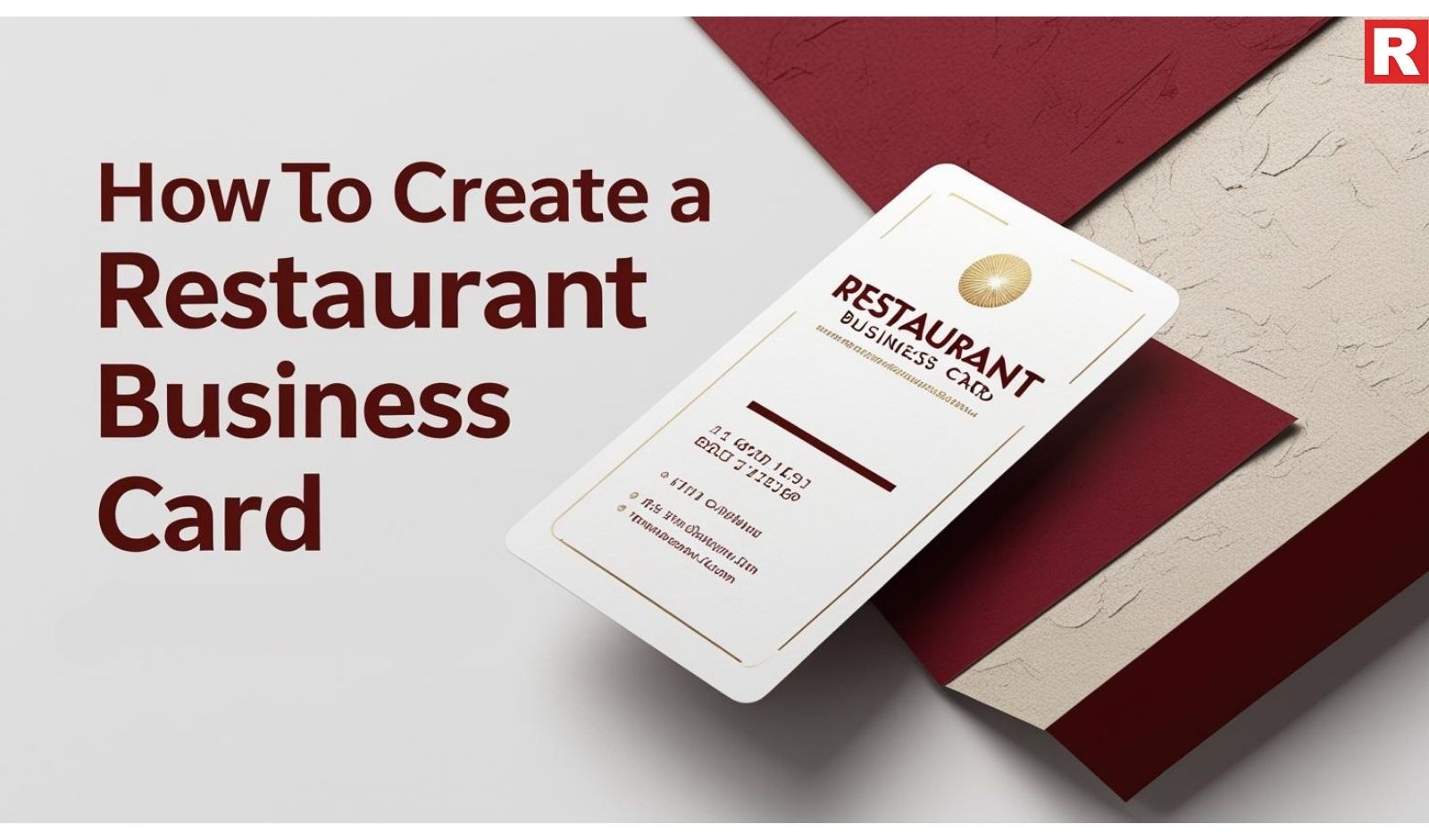 How to Create a Restaurant Business Card