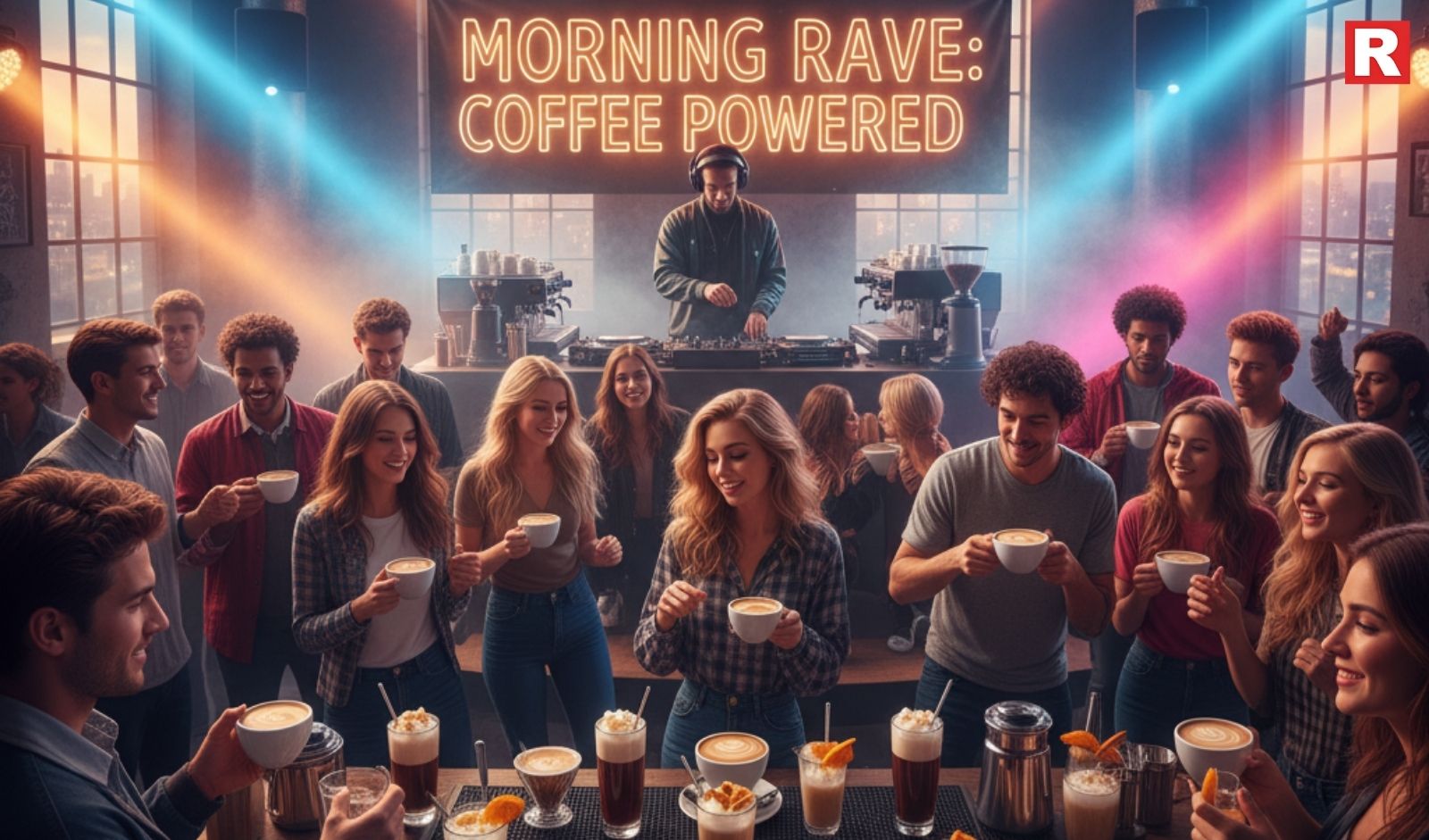Alcohol-Free Coffee Parties: The Morning Rave Trend Transforming Cafés