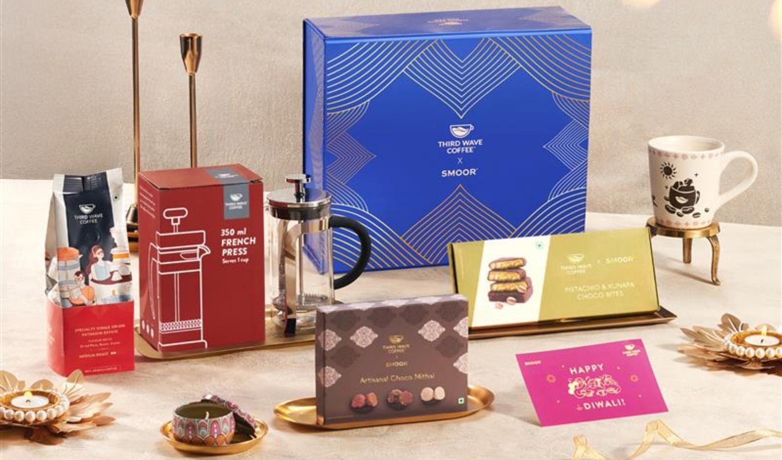 Restaurant India News: Third Wave Coffee and SMOOR Collaborate for Exclusive Diwali Hampers in India
