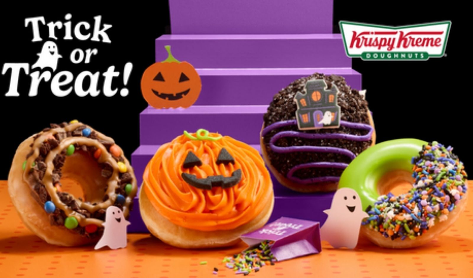 Restaurant India News: Krispy Kreme Unveils Halloween ‘Trick or Treat!’ Collection with Four New Limited-Edition Doughnuts