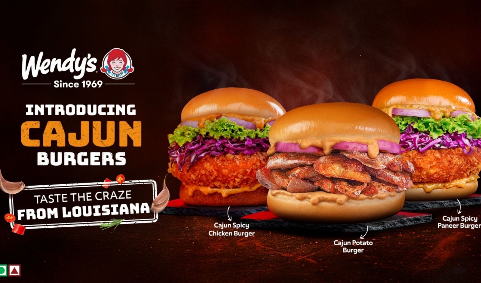 Restaurant India News: Wendy’s India Introduces Cajun-Inspired Burgers in Partnership with Rebel Foods