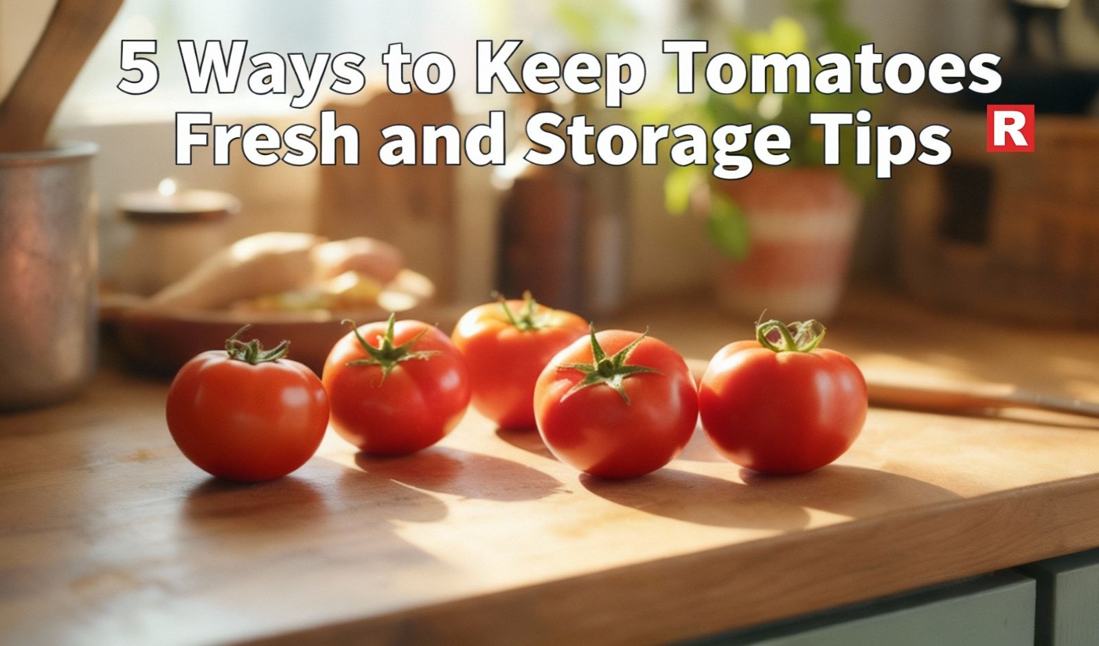 5 Ways to Keep Tomatoes Fresh and Storage Tips