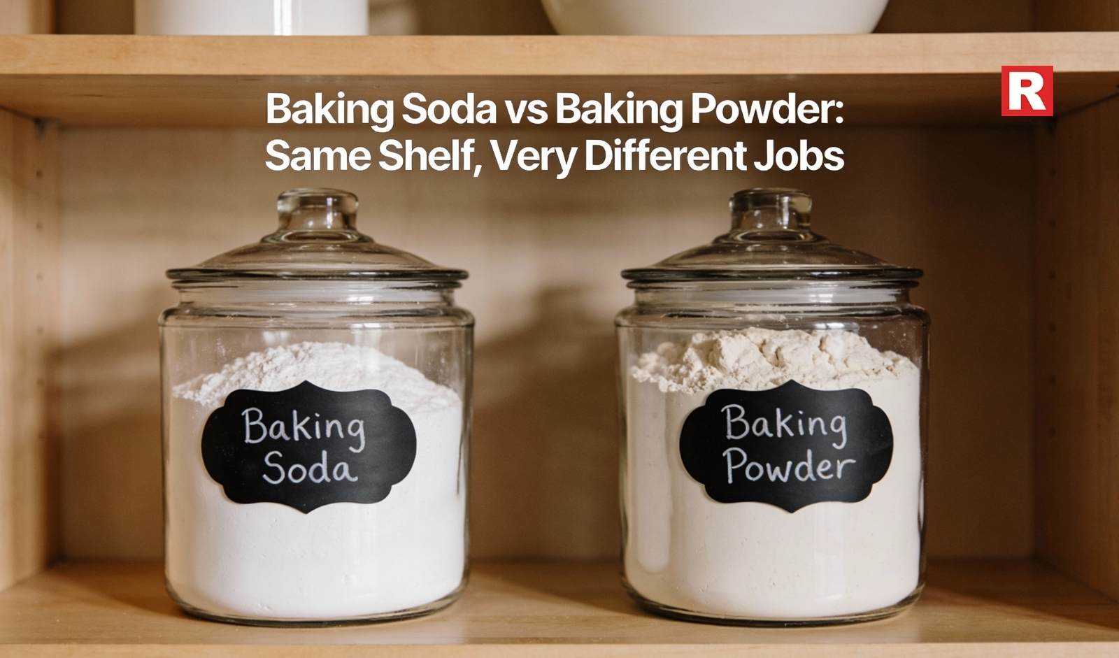 Baking Soda vs Baking Powder: Same Shelf, Very Different Jobs