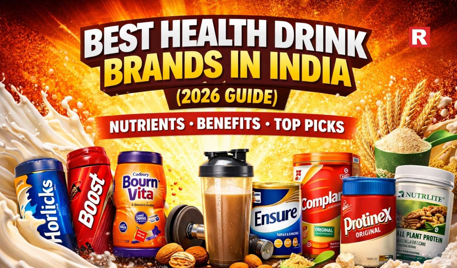 Best Health Drink Brands in India (2026 Guide): Nutrients, Benefits & Top Picks