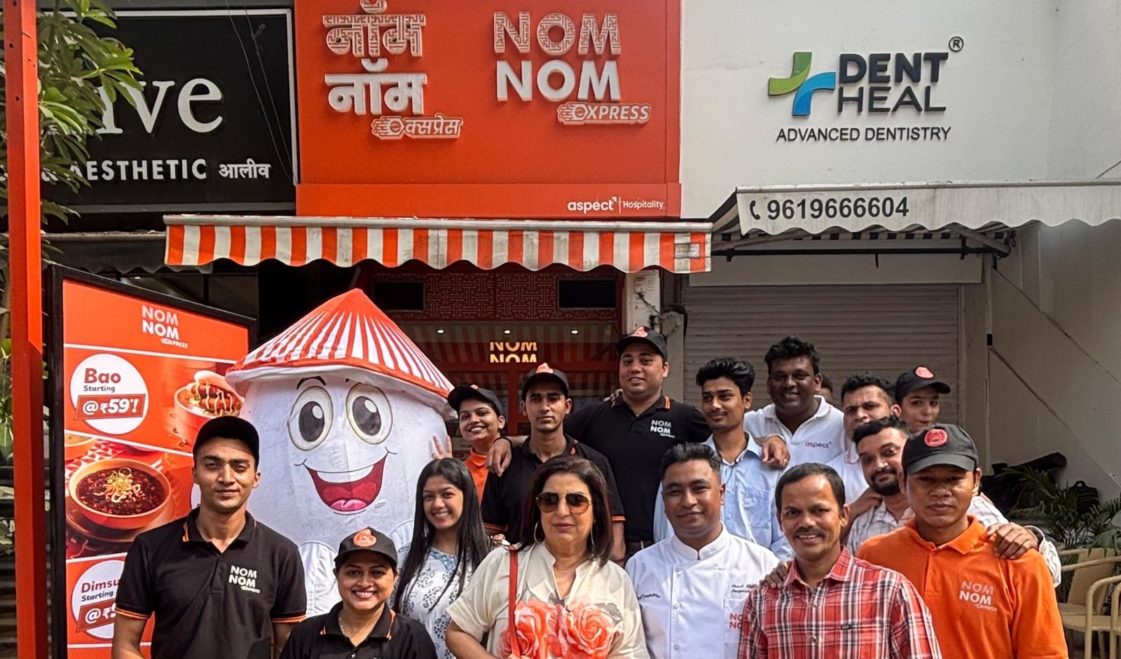 Restaurant India News: Nom Nom Express Collaborates with Farah Khan Amid Rapid QSR Expansion