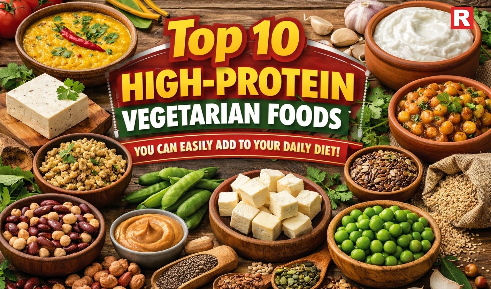 Top 10 High-Protein Vegetarian Foods You Can Easily Add to Your Daily Diet
