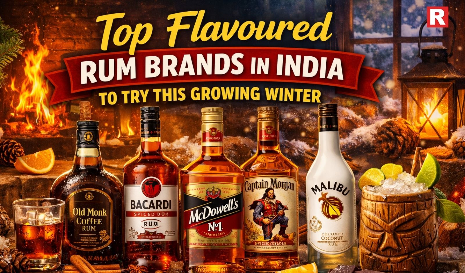 Top Flavoured Rum Brands in India to Try This Growing Winter