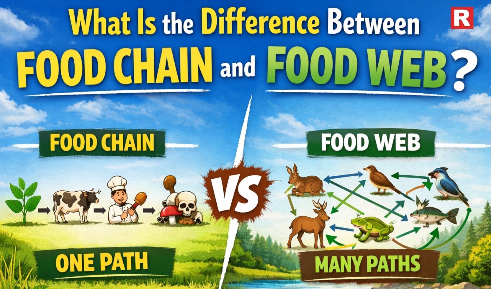 What Is the Difference Between Food Chain and Food Web? 