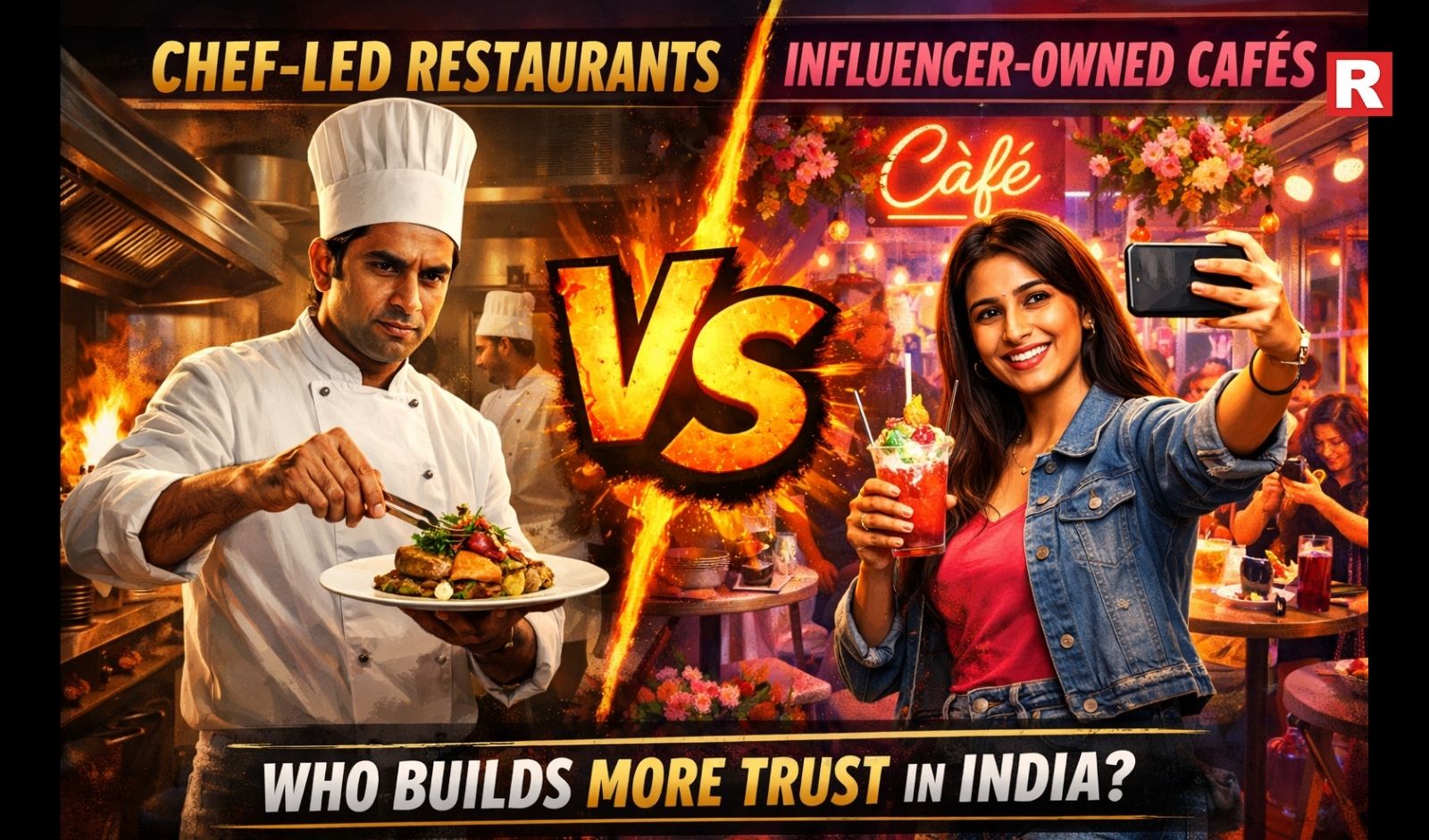 Chef-Led Restaurants vs. Influencer-Owned Cafés: Who Builds More Trust in India?