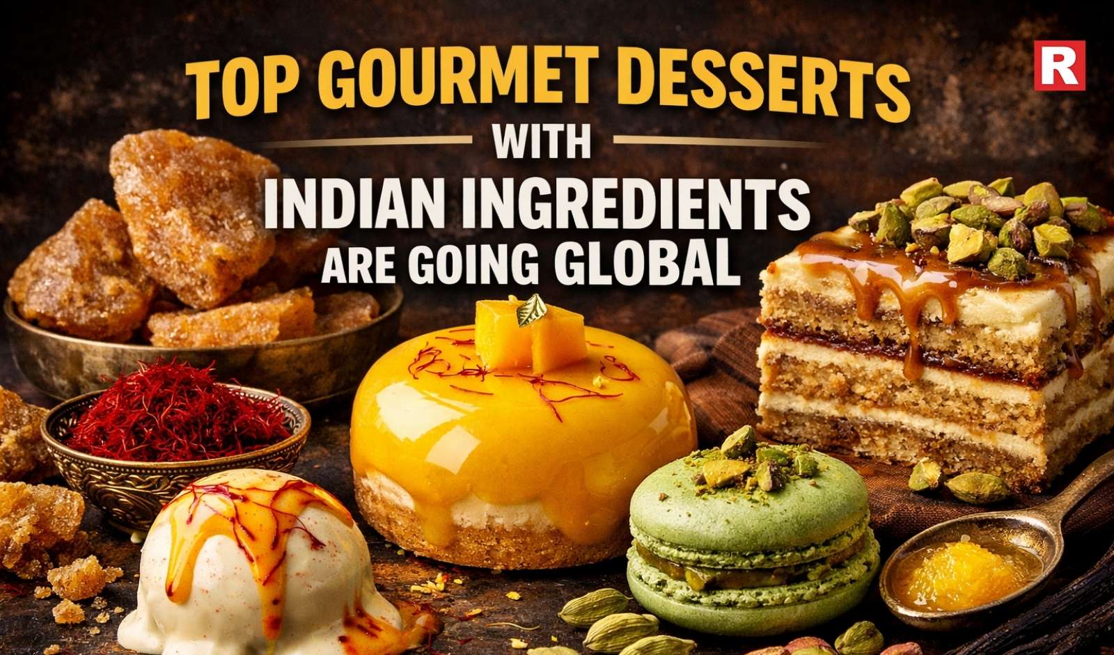 Top Gourmet Desserts with Indian Ingredients Are Going Global