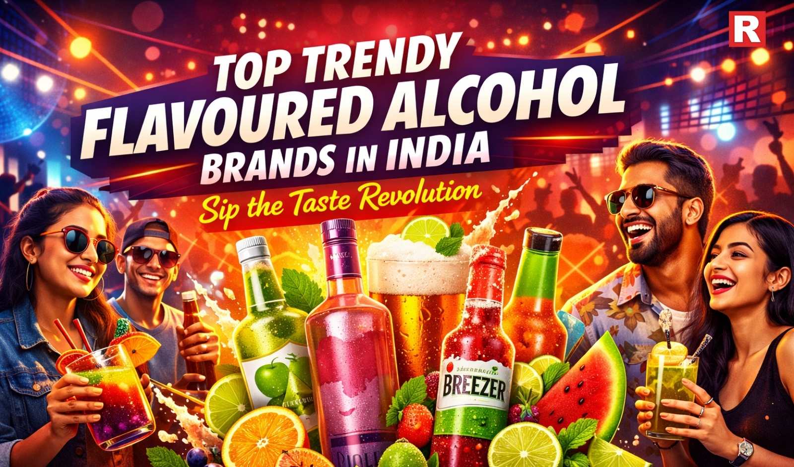 Top Trendy Flavoured Alcohol Brands in India: Sip the Taste Revolution