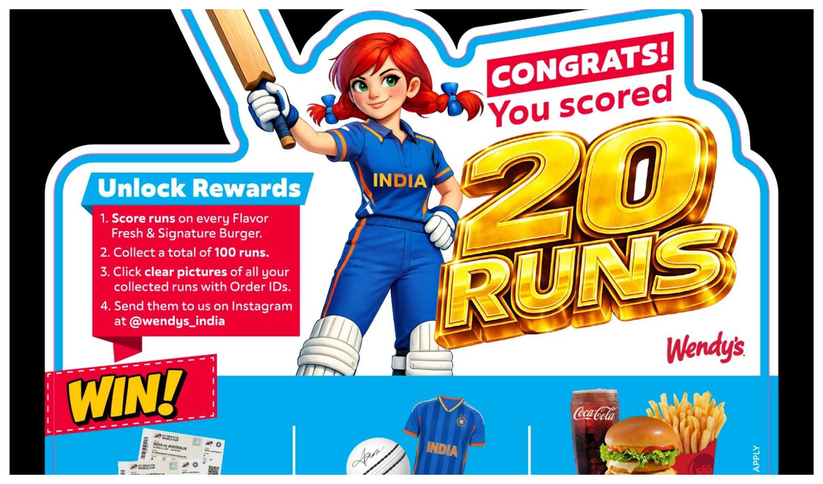 Restaurant India News: Wendy’s India Launches T20 World Cup Campaign with Coca-Cola