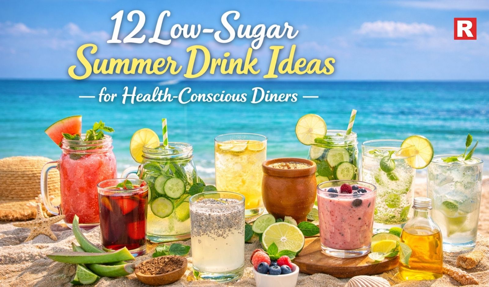 12 Low-Sugar Summer Drink Ideas for Health-Conscious Diners
