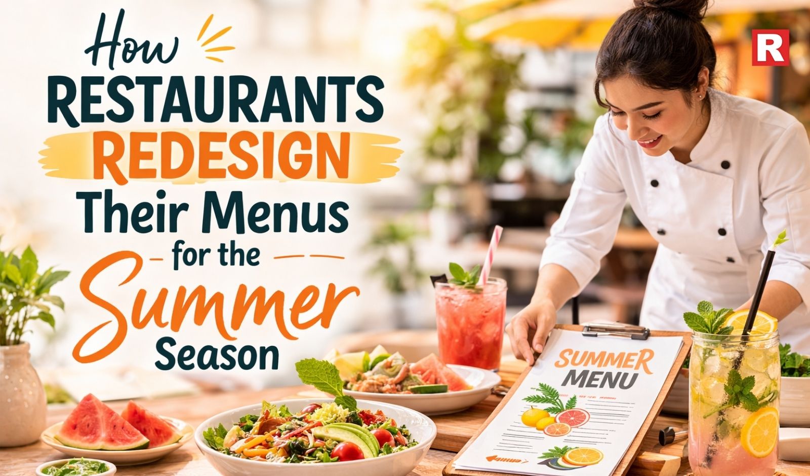 How Restaurants Redesign Their Menus for the Summer Season