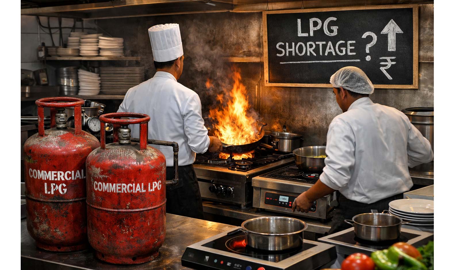 LPG Crunch Puts India’s Restaurant Kitchens on Edge