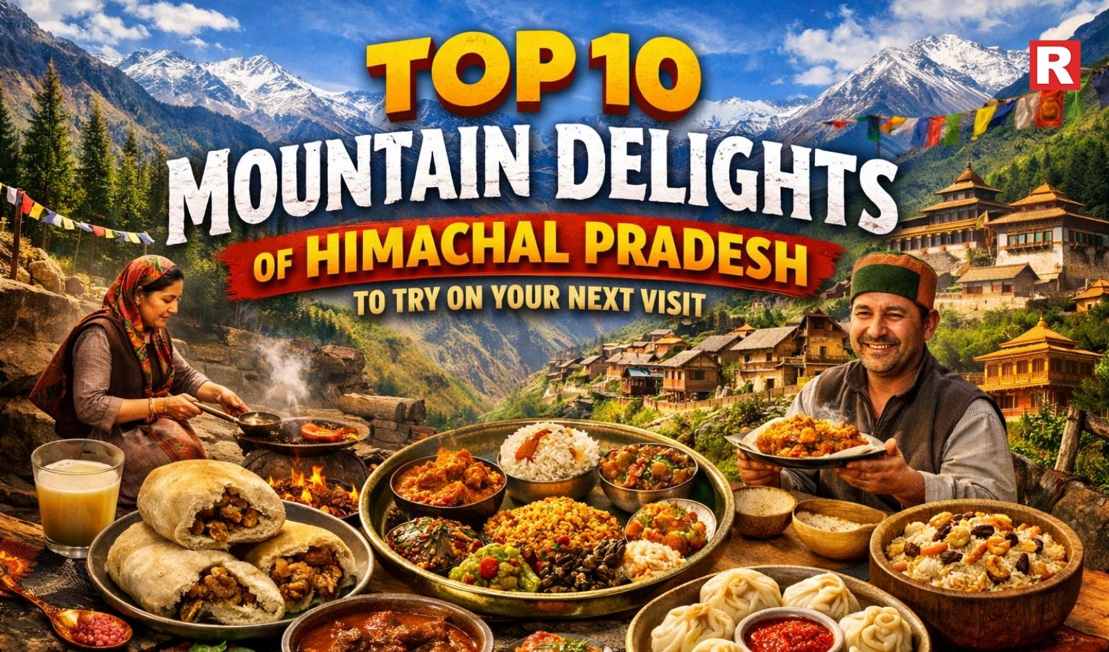 Top 10 Mountain Delights of Himachal Pradesh to Try on Your Next Visit