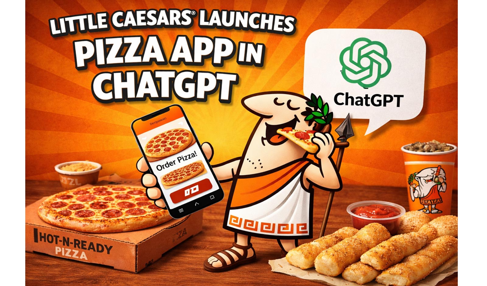 Restaurant India News: Little Caesars Launches ChatGPT Ordering Integration to Transform Pizza Ordering Experience