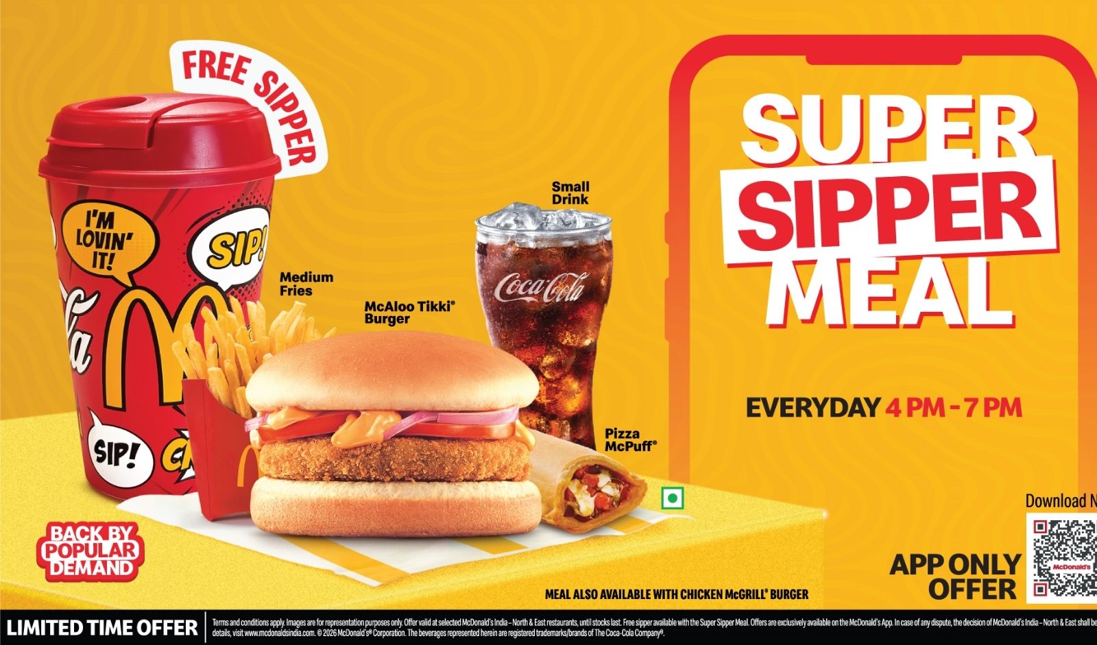 Restaurant India News: McDonald’s India Reintroduces Sipper Meals via App-Only Offer