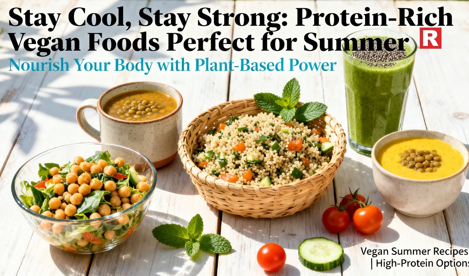 Stay Cool, Stay Strong: Protein-Rich Vegan Foods Perfect for Summer