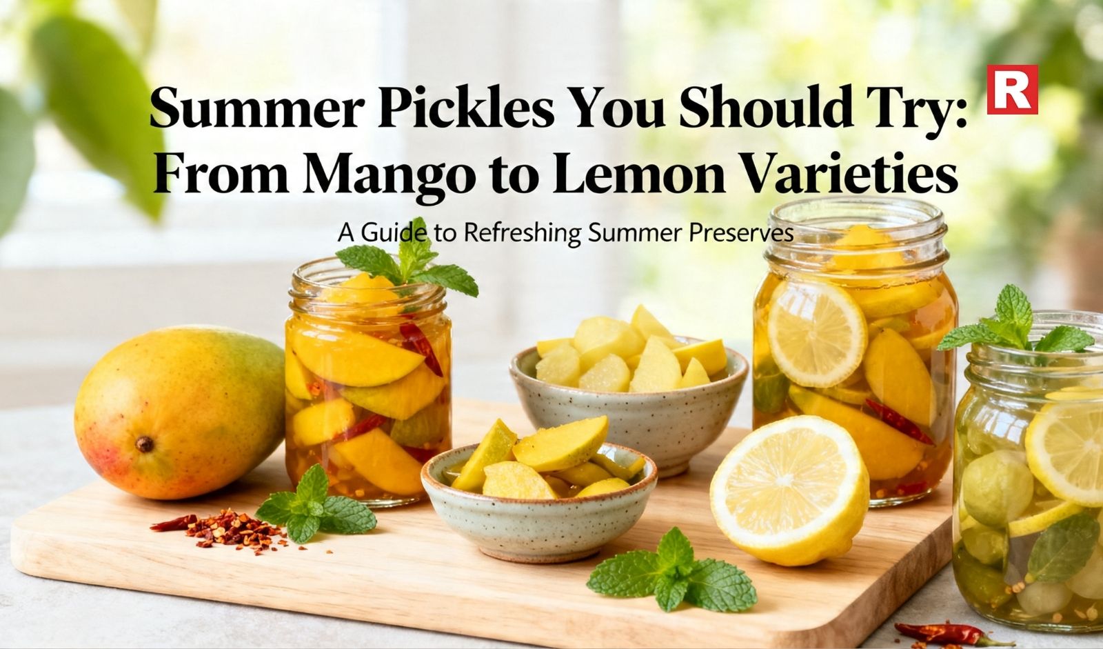 Summer Pickles You Should Try: From Mango to Lemon Varieties