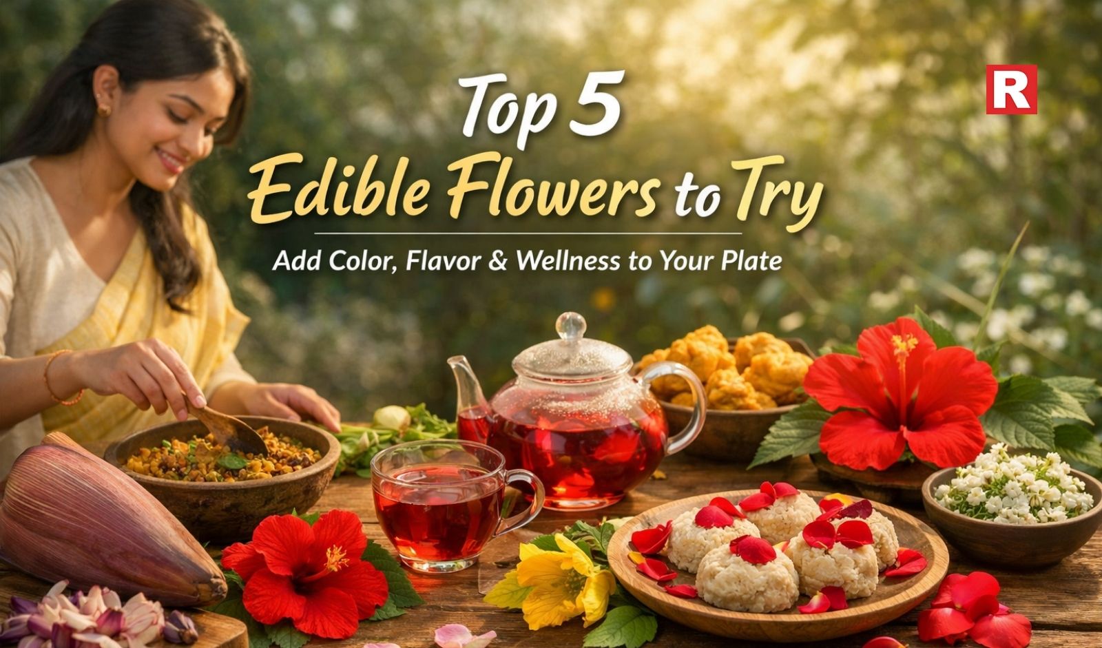 Top 5 Edible Flowers to Try – Add Color, Flavor & Wellness to Your Plate