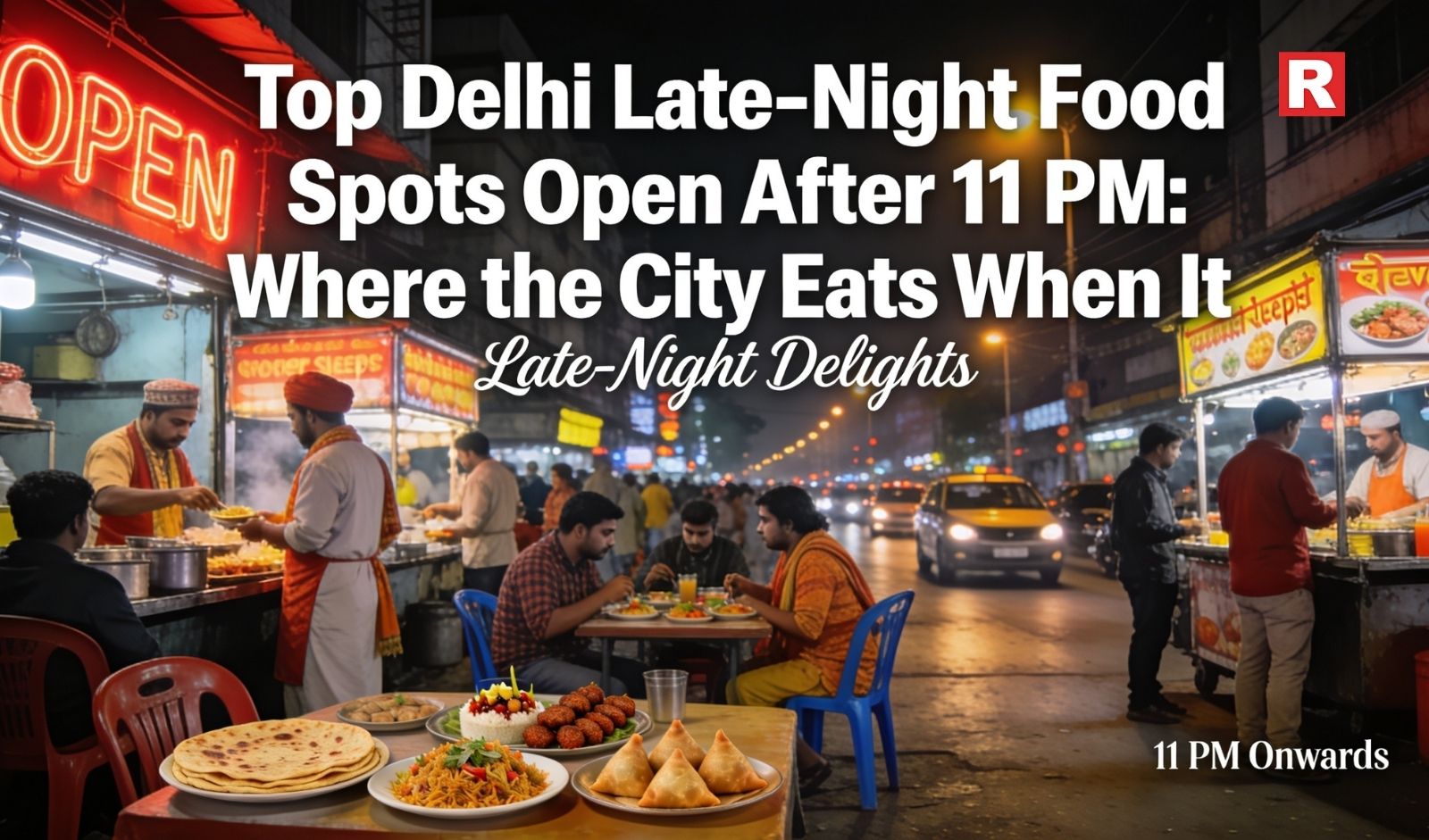 Top Delhi Late-Night Food Spots Open After 11 PM: Where the City Eats When It Never Sleeps