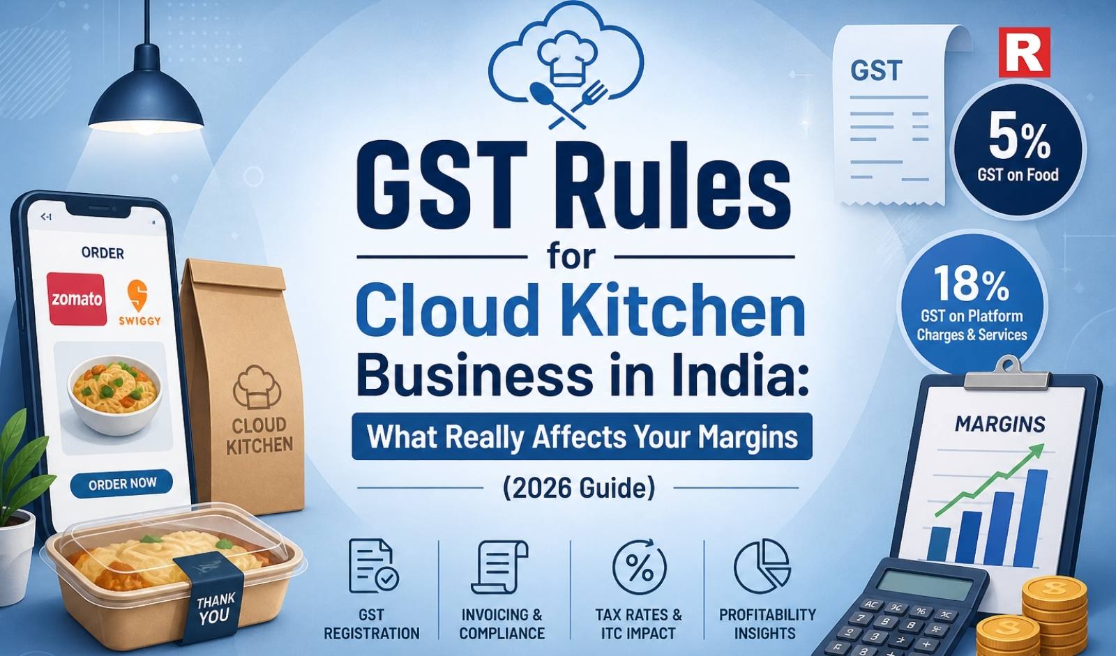 GST Rules for Cloud Kitchen Business in India: What Really Affects Your Margins (2026 Guide)