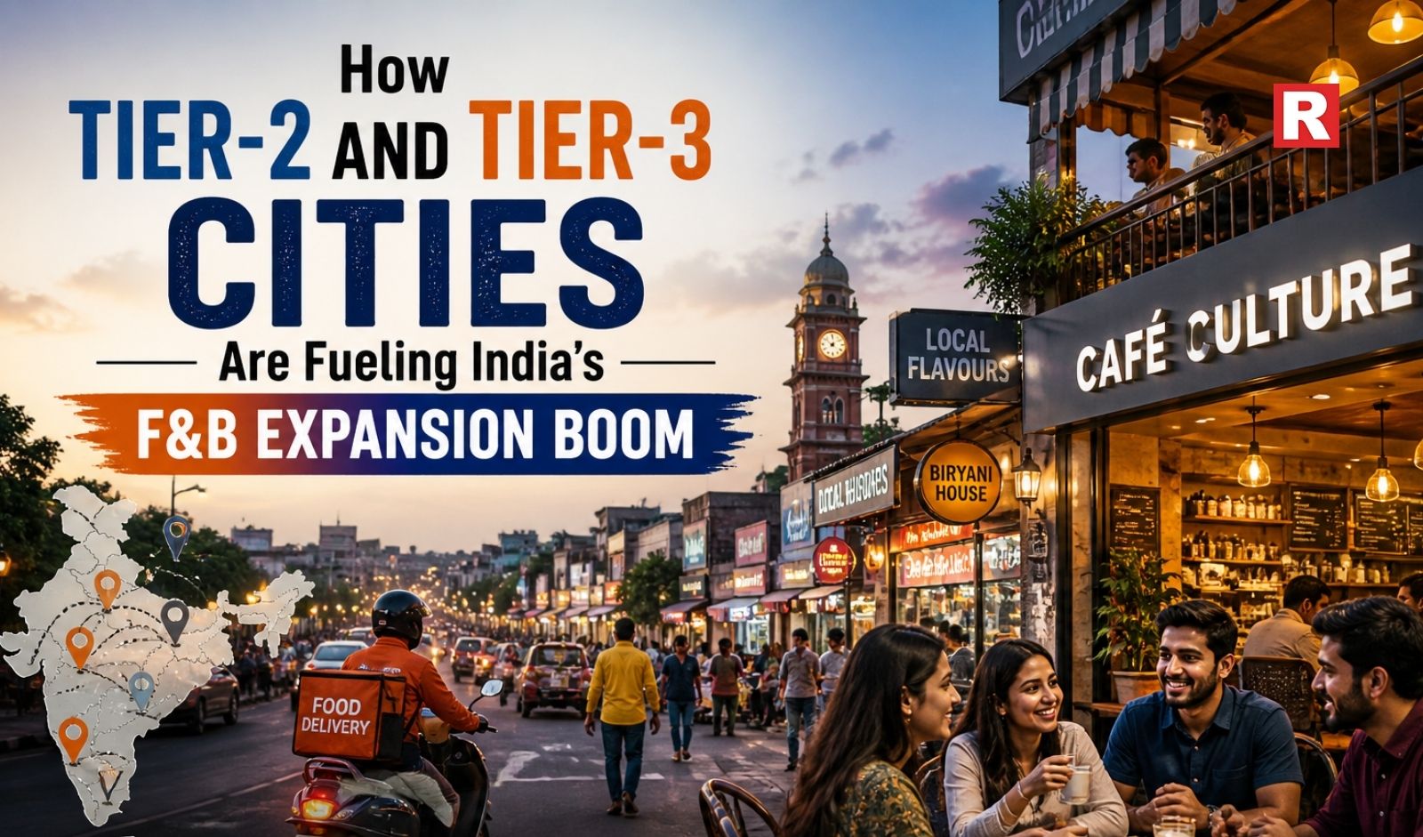 How Tier-2 and Tier-3 Cities Are Fueling India’s F&B Expansion Boom