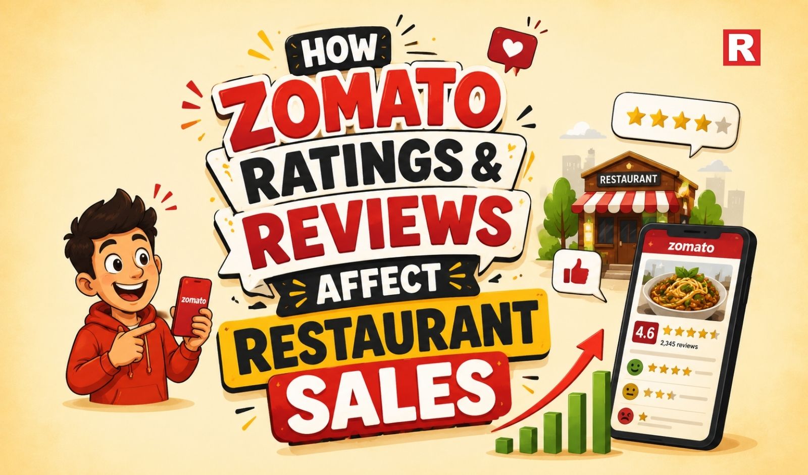 How Zomato Ratings & Reviews Affect Restaurant Sales