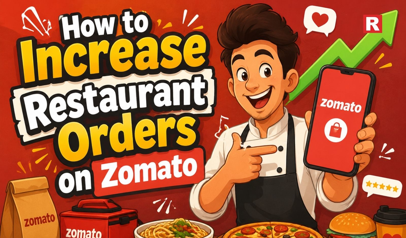 How to Increase Restaurant Orders on Zomato