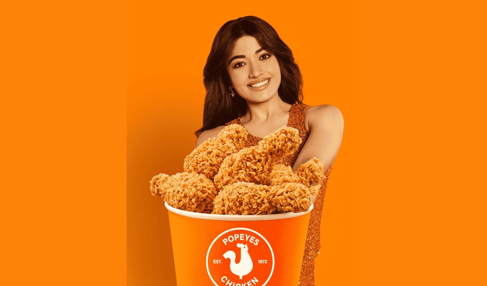 Restaurant India News: Popeyes India Launches First TV Campaign With Rashmika Mandanna