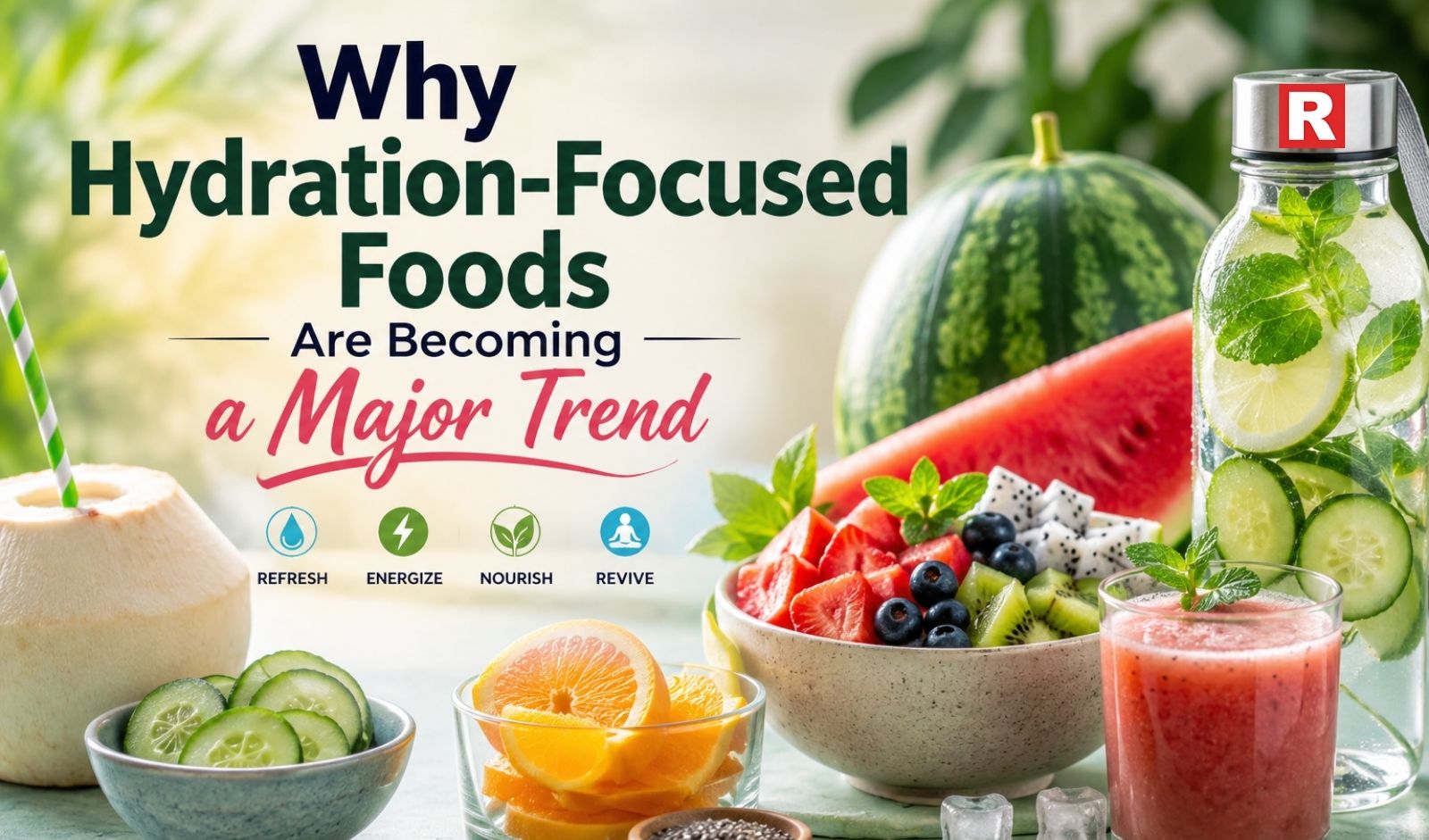 Why Hydration-Focused Foods Are Becoming a Major Trend