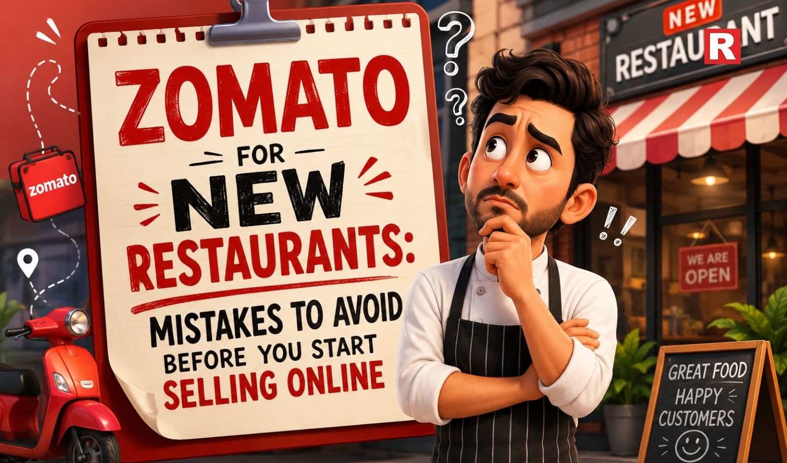 Zomato for New Restaurants: Mistakes to Avoid Before You Start Selling Online