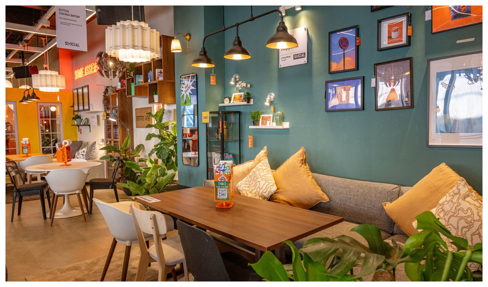 Restaurant India News: SOCIAL Reopens Palladium Outlet With IKEA-Inspired Concept in Mumbai