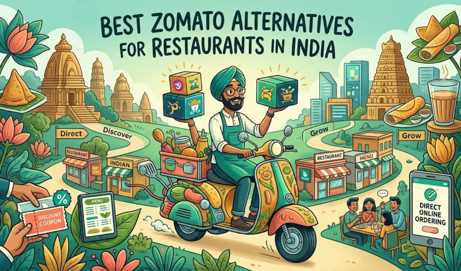Best Zomato Alternatives for Restaurants in India