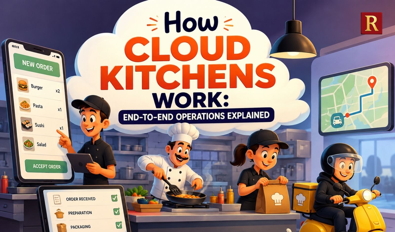 How Cloud Kitchens Work: End-to-End Operations Explained