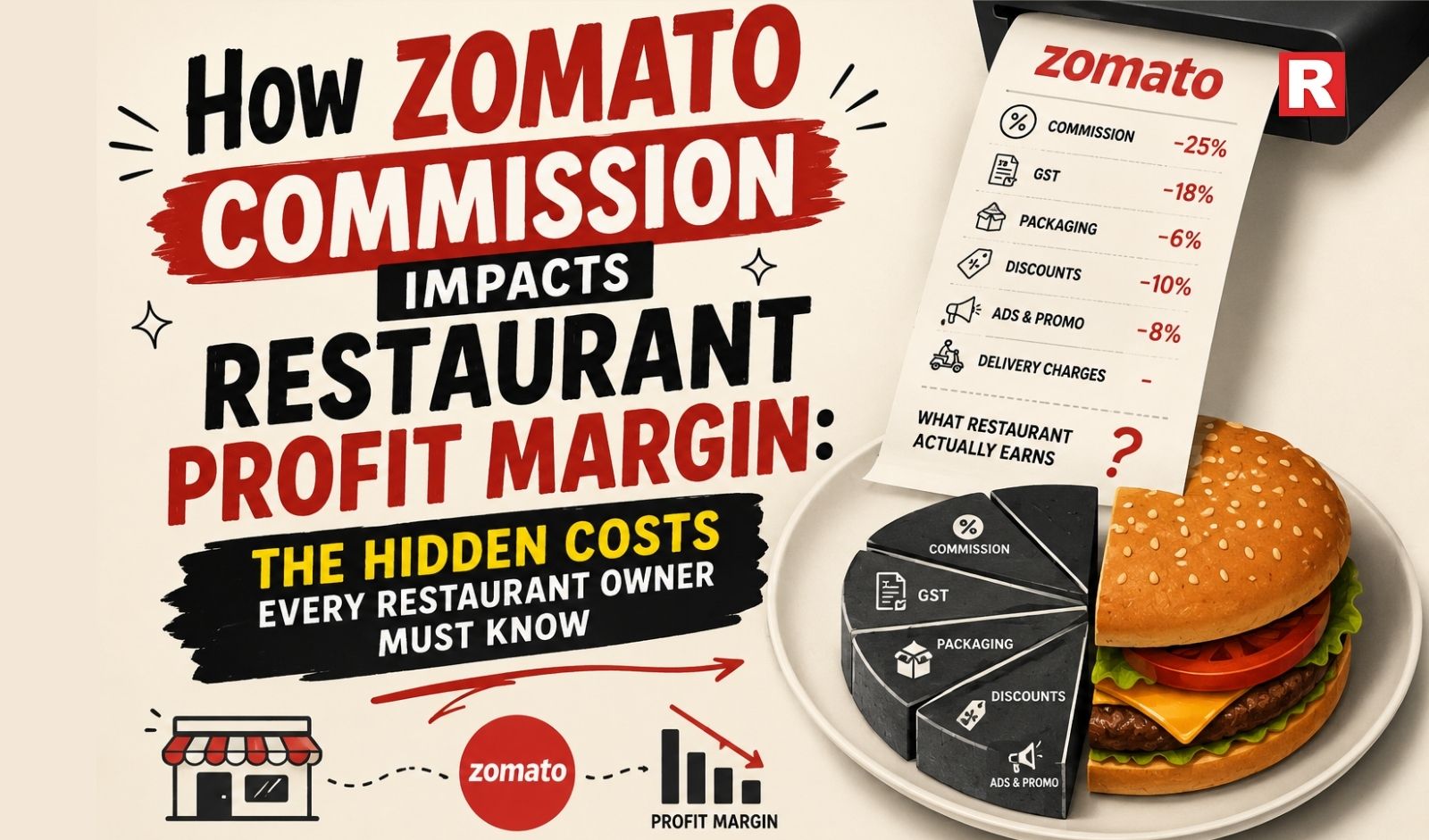 How Zomato Commission Impacts Restaurant Profit Margin: The Hidden Costs Every Restaurant Owner Must Know