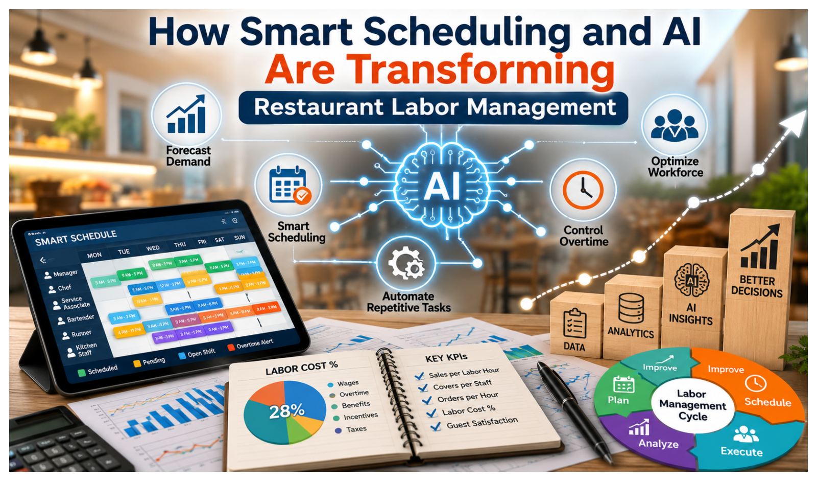 How Smart Scheduling and AI Are Transforming Restaurant Labor Management