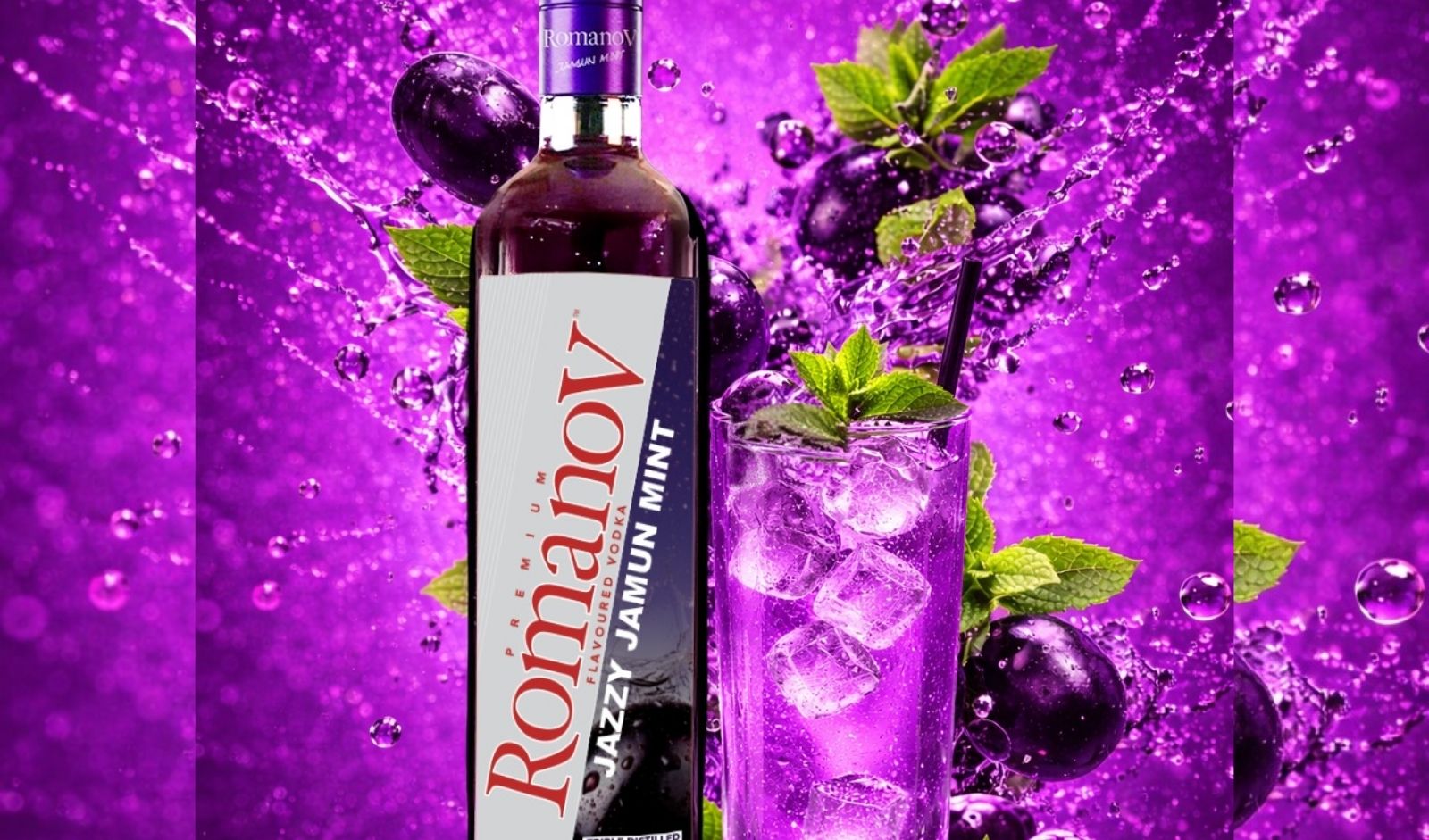 Restaurant India News: Romanov Launches Jazzy Jamun Mint Vodka in Maharashtra