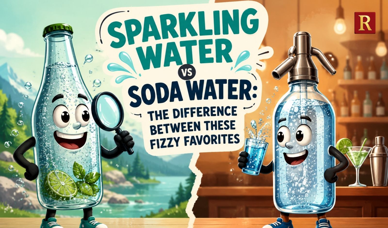 Sparkling Water vs Soda Water: The Difference Between These Fizzy Favorites