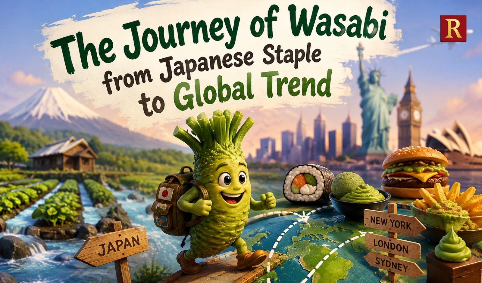 The Journey of Wasabi from Japanese Staple to Global Trend