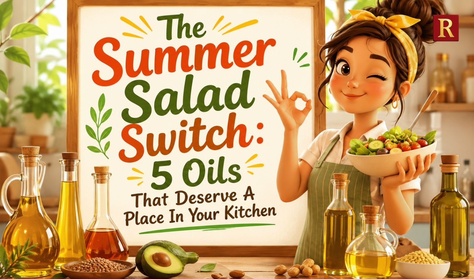 The Summer Salad Switch: 5 Oils That Deserve A Place In Your Kitchen