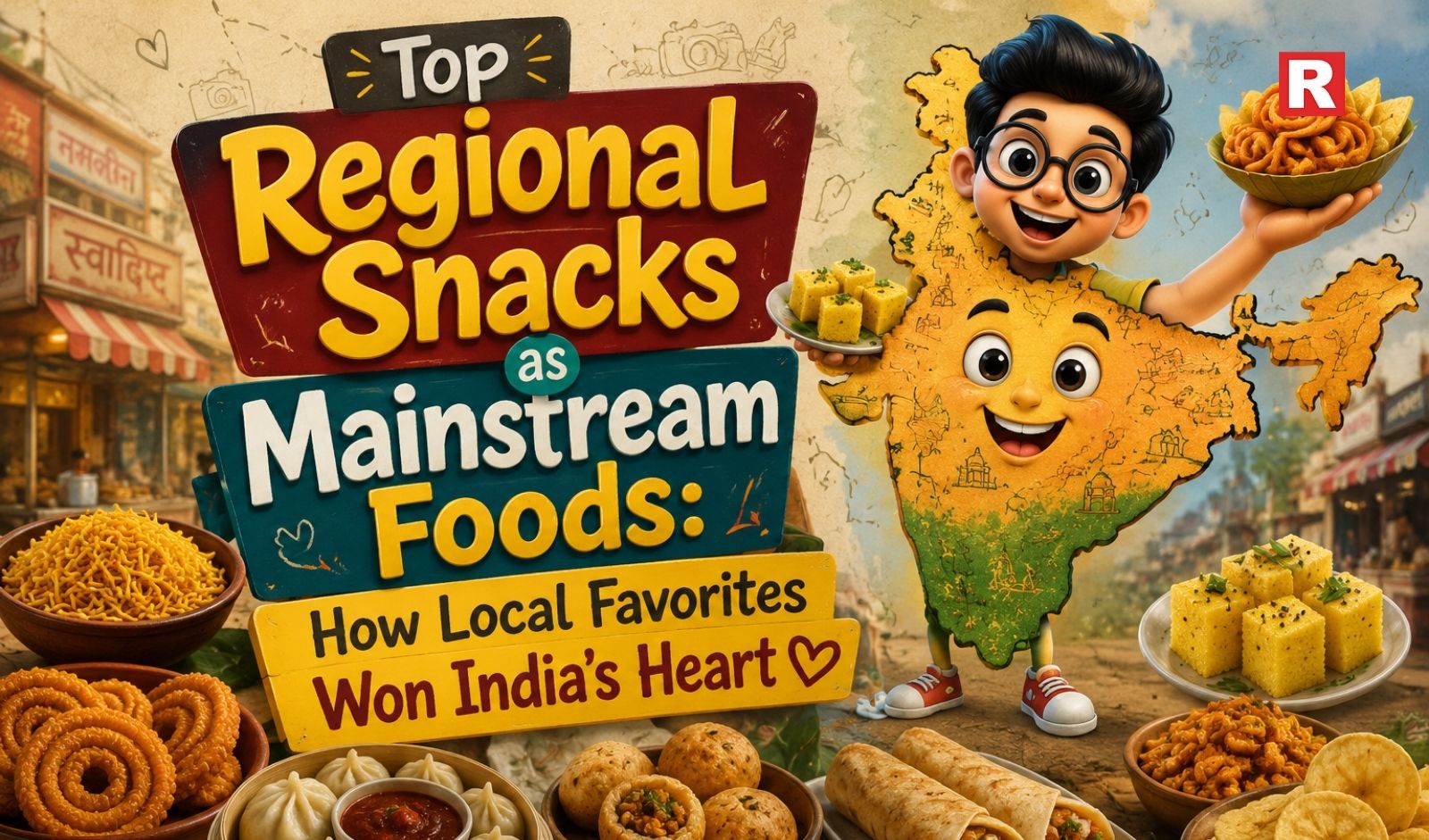 Top Regional Snacks as Mainstream Foods: How Local Favorites Won India's Heart