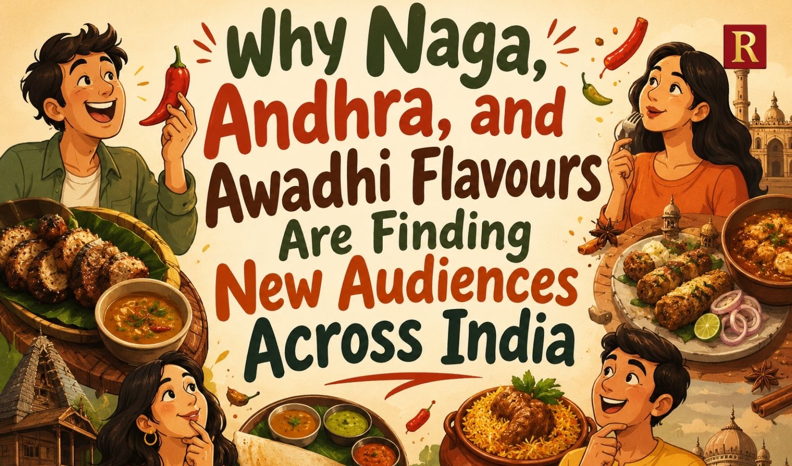 Why Naga, Andhra, and Awadhi Flavours Are Finding New Audiences Across India