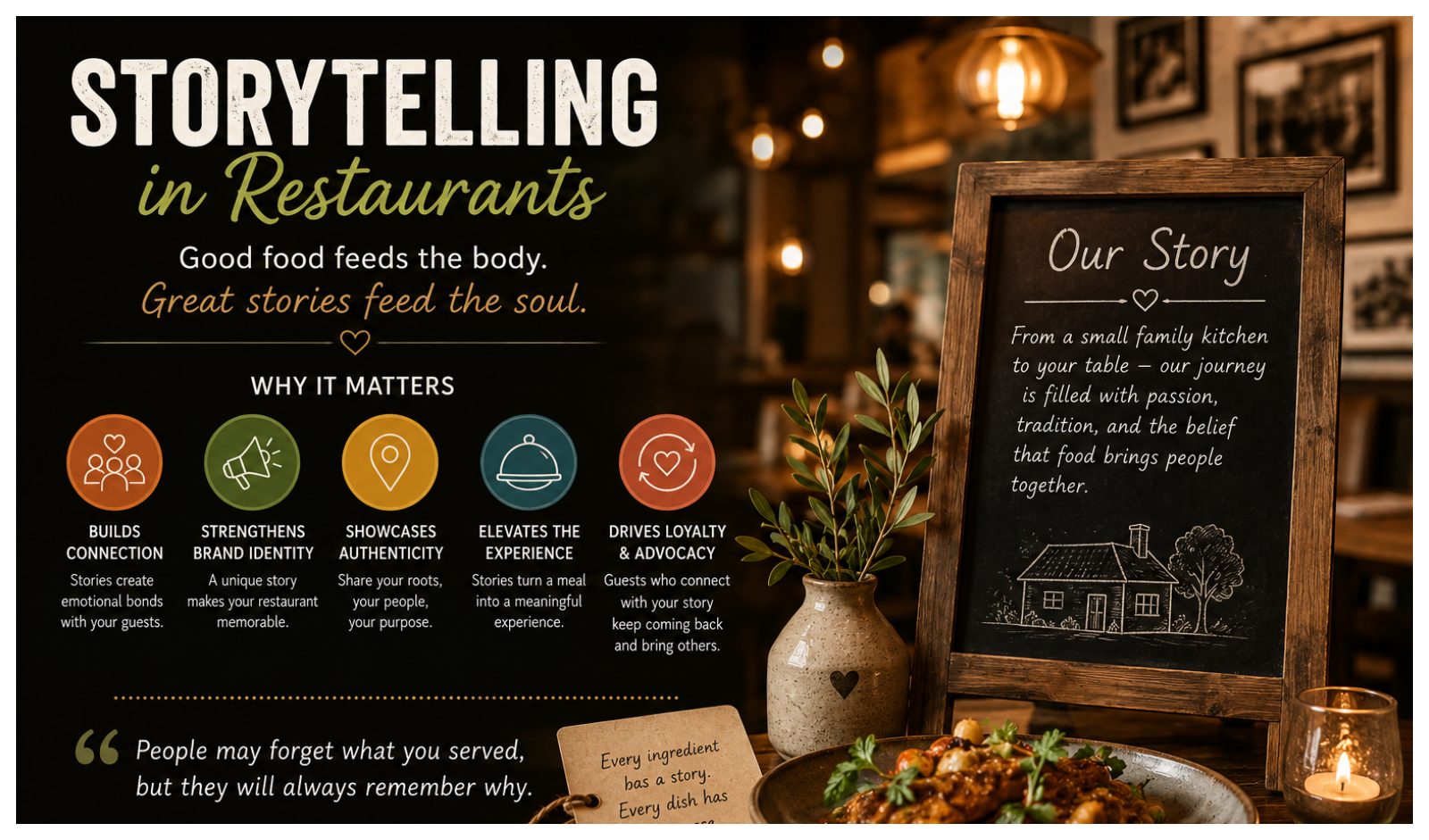 Why Storytelling has Become a Key Ingredient for Building a Restaurant Biz
