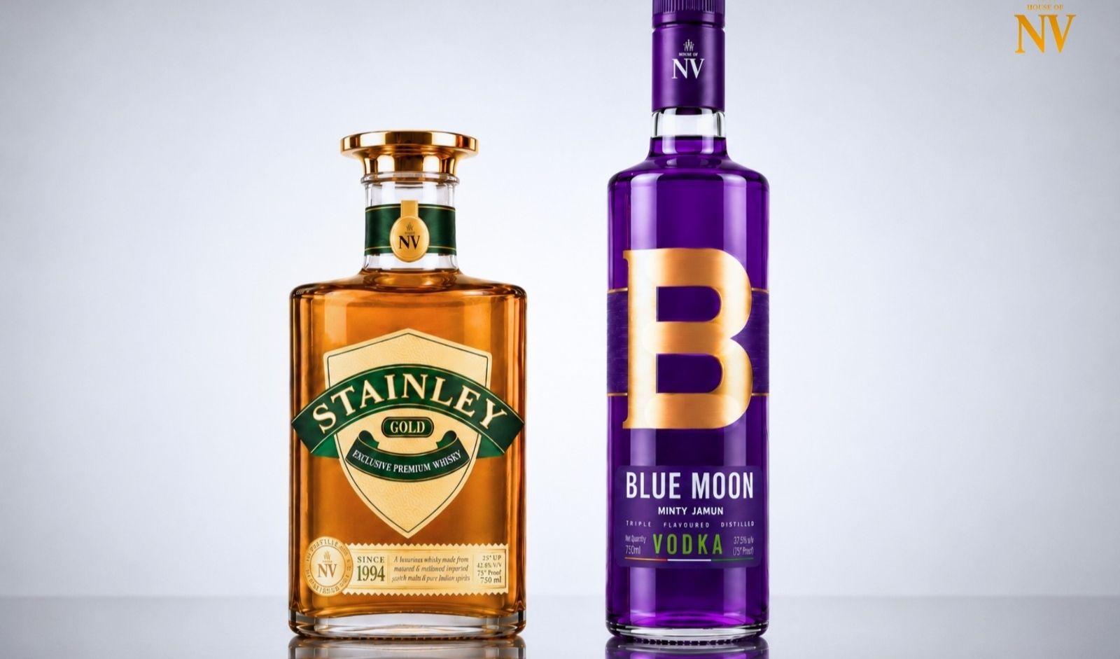 NV Group Launches Stainley Gold Whisky and Blue Moon Minty Jamun Vodka